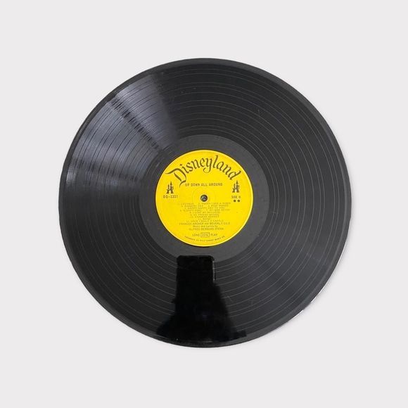 Vintage DISNEY VINYL RECORD  - Up down All Around - Picture 5 of 5